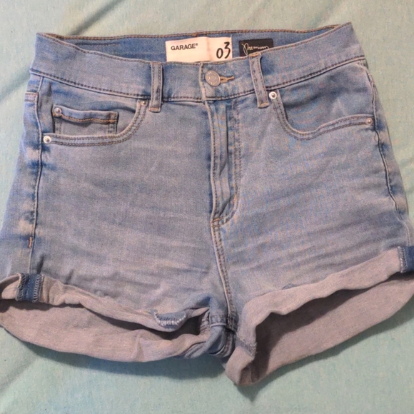2 High Waisted Jeans Shorts - Picture 2 of 7